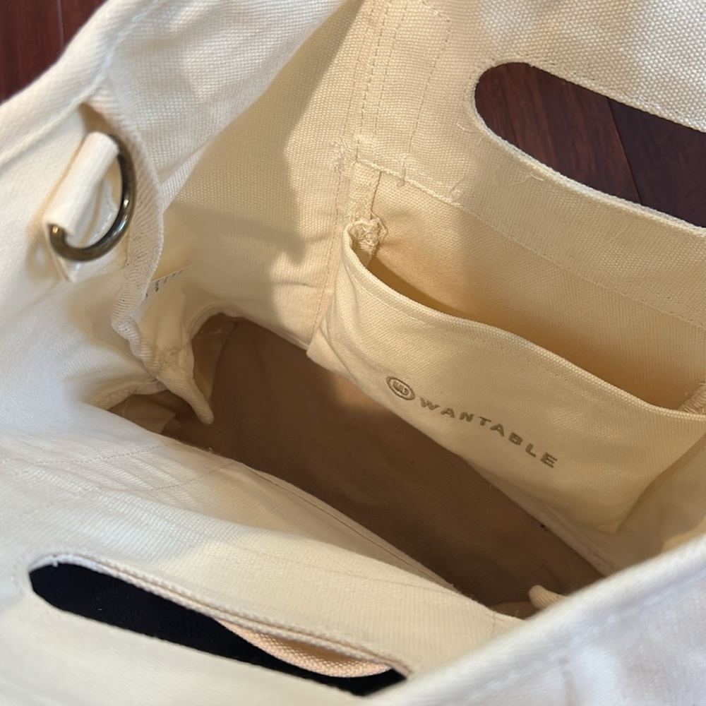 Stylish Cream and Tan Women's Bag - Picture 5 of 5
